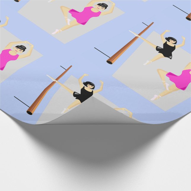 Ballet Class Women Dancing Presentpapper (Hörn)