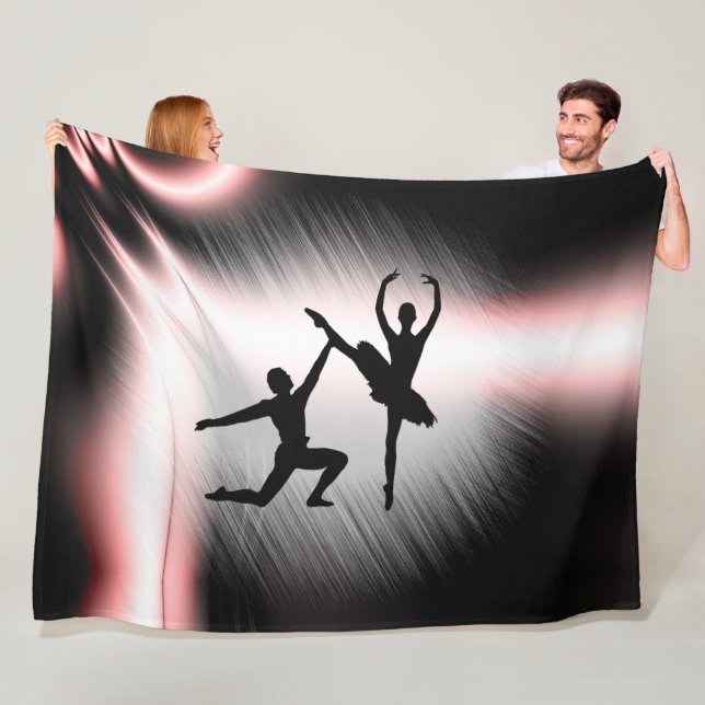 Ballet Couple Dance Fleecefilt (På plats)