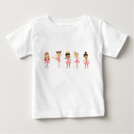 Ballet Cute Rosa Ballerinas Dancing T Shirt