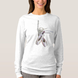 "Ballet" Dam T-shirt med lång Sleeve