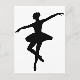 Ballet Dance Ballerina Vykort