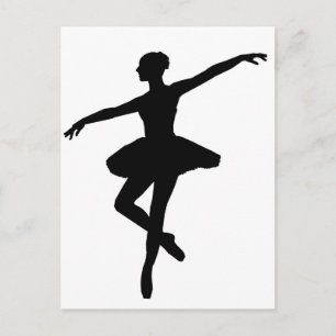 Ballet Dance Ballerina Vykort