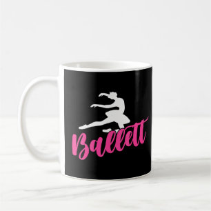 Ballet Dance Company Dancing Ballerina Shoes en Po Kaffemugg