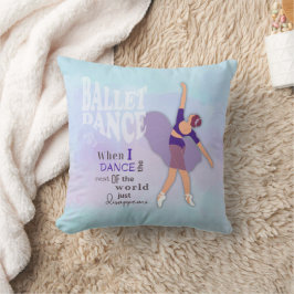 Ballet Dance Inspirational Square Dekorativ kudde