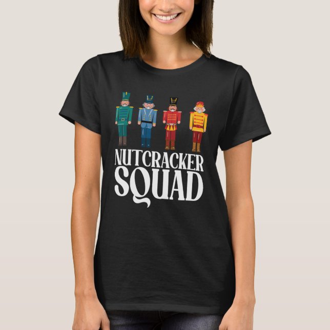 Ballet Dance Matching Family Christmas Nutcracker  T Shirt (Framsida)