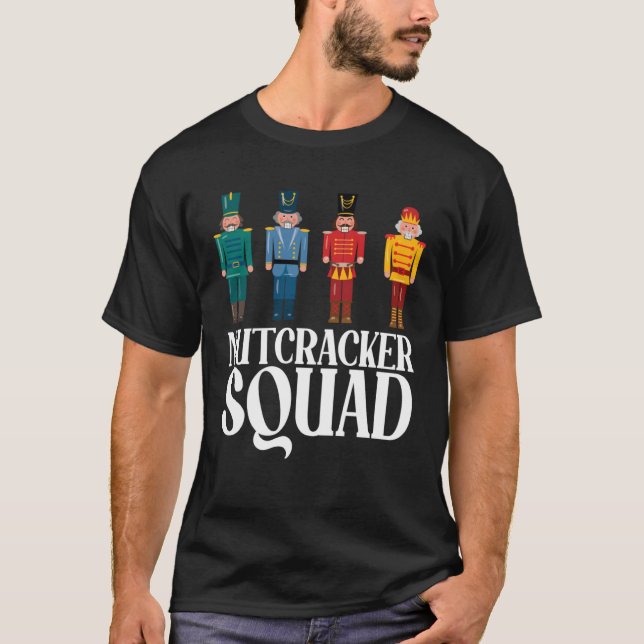 Ballet Dance Matching Family Christmas Nutcracker  T Shirt (Framsida)