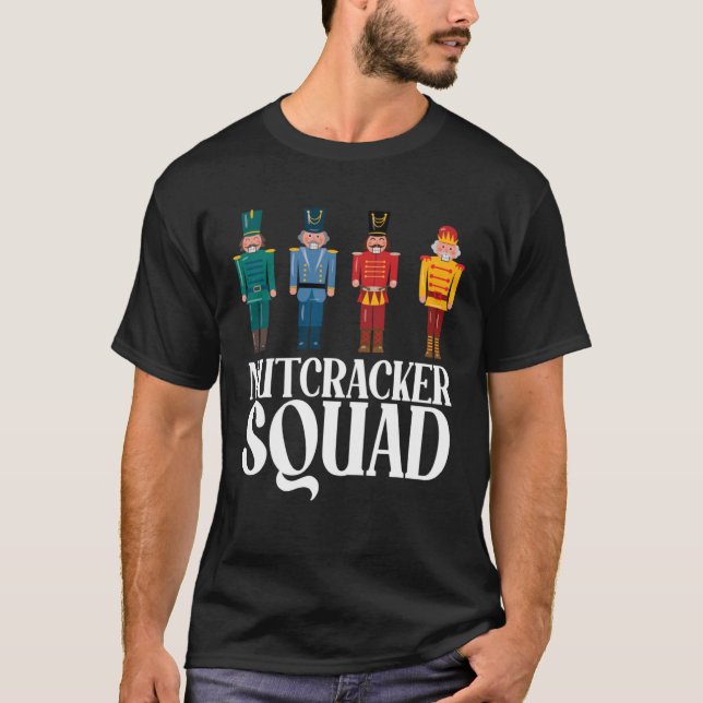 Ballet Dance Matching Family Jul Nutcracker T Shirt (Framsida)