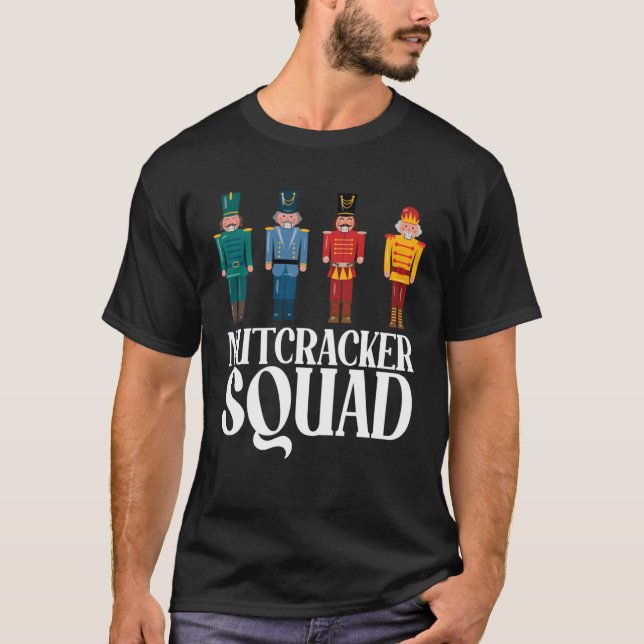 Ballet Dance Matching Family Jul Nutcracker T Shirt (Framsida)