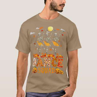 Ballet Dance Squad Skeleton Halloween Thanksgiving T Shirt