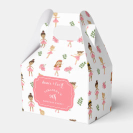 Ballet Dance & Twirl Rosa Ballerina Birthday Presentaskar