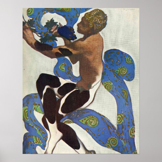 Ballet Dancer Aeftermiddagen av en Fawn Poster (Framsidan)