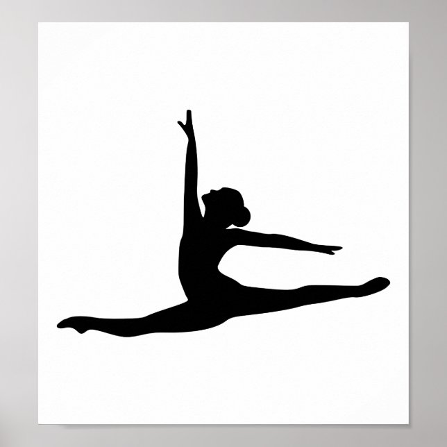 Ballet Dancer Ballerina Poster (Framsidan)
