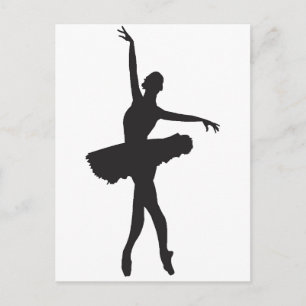 BALLET DANCER (Ballerina silhouette) ~.png Vykort