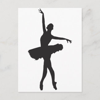 BALLET DANCER (Ballerina silhouette) ~.png Vykort