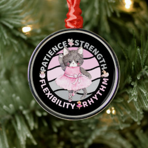 Ballet Dancer Core Values - Ballerina Julgransprydnad Metall