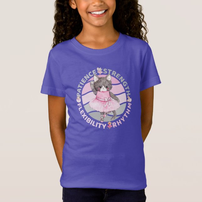 Ballet Dancer Core Values - Ballerina T Shirt (Framsida)