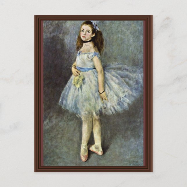 Ballet Dancer från Pierre-Auguste Renoir Vykort (Framsida)
