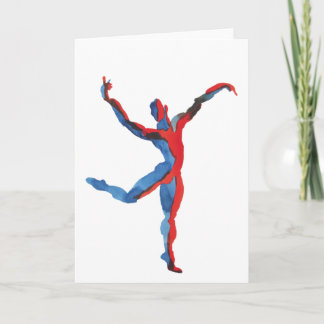 Ballet Dancer Gesturing Kort