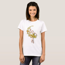 Ballet Dancer Girl T-Shirt Ballerina - Målning