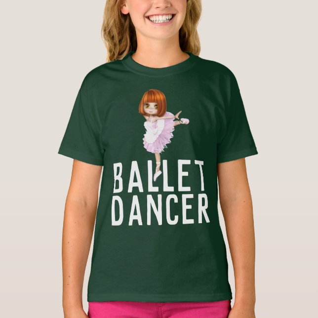 BALLET DANCER GIRLS T-SHIRTS (Framsida)