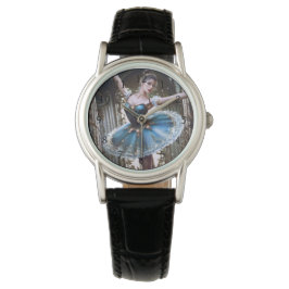 Ballet Dancer i Blue Tutu Armbandsur