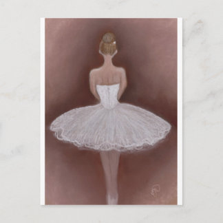 Ballet Dancer in tutu Vykort