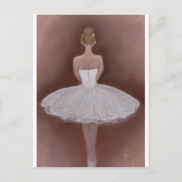 Ballet Dancer in tutu Vykort
