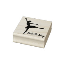 Ballet Dancer med ditt val Namn på en
