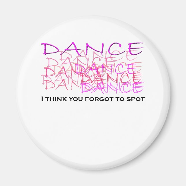 Ballet Dancer Merchandise Magnet (Framsidan)