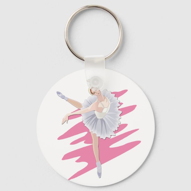 Ballet Dancer Nyckelring (Framsida)