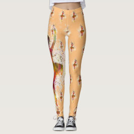 Ballet Dancer Personalize Ballerina Leggings