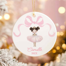 Ballet Dancer Rosa jul Ornament Keepsak