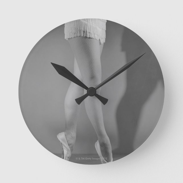 Ballet Dancer Rund Klocka (Framsida)