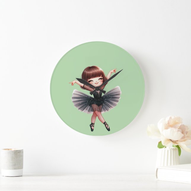 Ballet Dancer Stor Klocka (Hem)