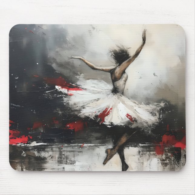 Ballet Dancer Symbolic Abstrakt Art Musmatta (Framsidan)