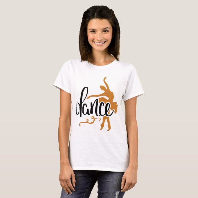 Ballet Dancer T Shirt (Hel framsida)