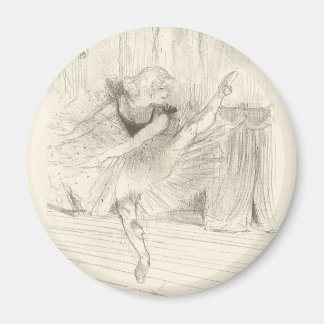 Ballet Dancer, Toulouse-Lautrec Magnet