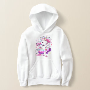 Ballet Dancer Unicorn Girls Rainbow Ballerin Färg T Shirt