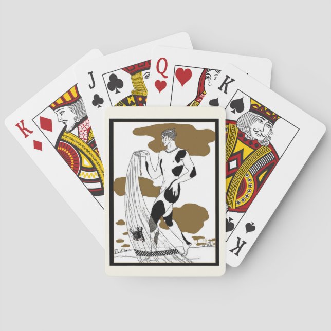 Ballet Dancer Vaslav Nijinski Spel Kort (Baksidan)