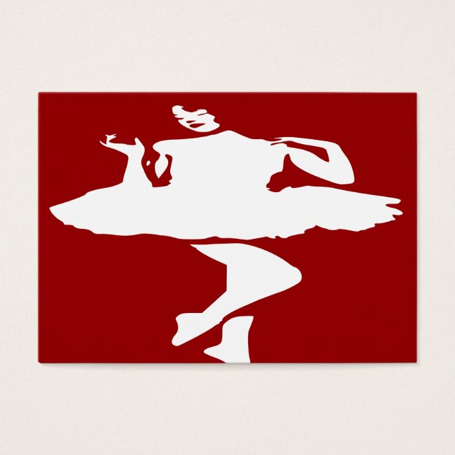 Ballet Dancer Visitkort (Framsidan)