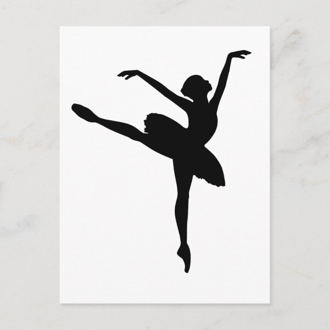 Ballet Dancer Vykort (Framsida)