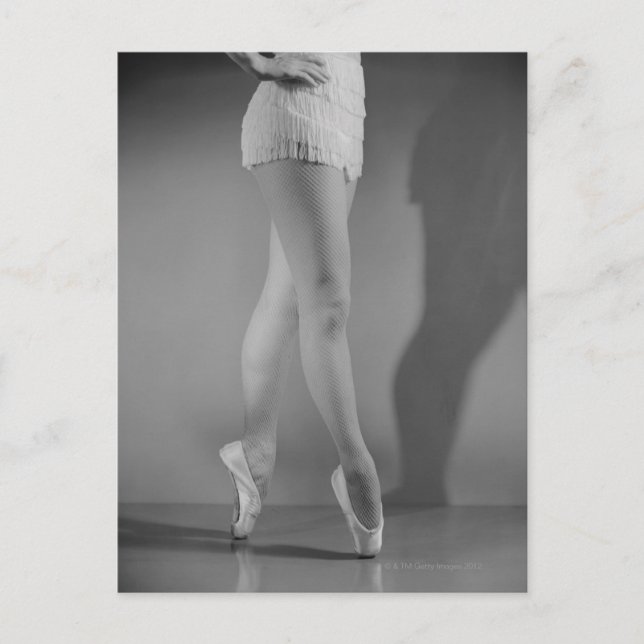 Ballet Dancer Vykort (Framsida)