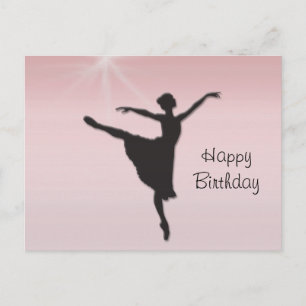 Ballet dancer vykort