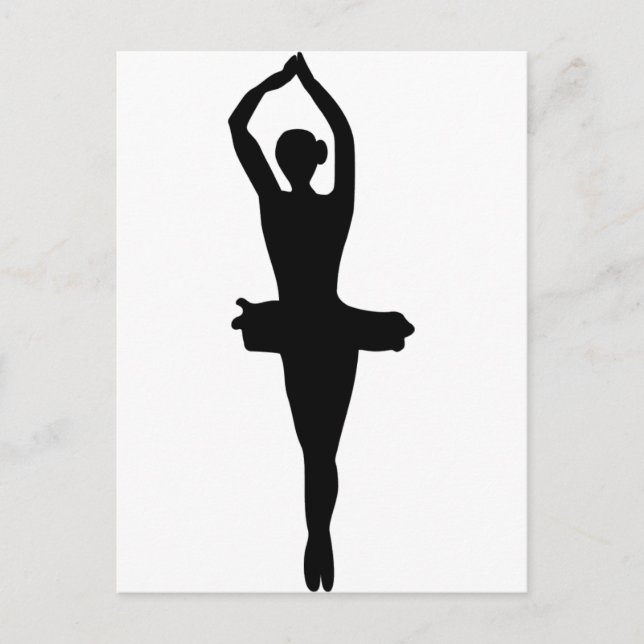 Ballet Dancer Vykort (Framsida)