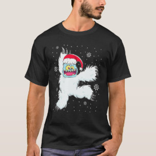 Ballet Dancer Yeti Clice Julafton, juldanning T Shirt