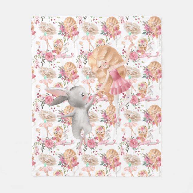 Ballet Dancers Fleece Blanket (Framsidan)