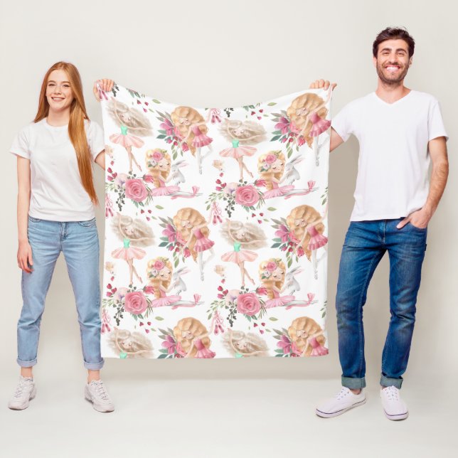 Ballet Dancers Fleecefilt (På plats)