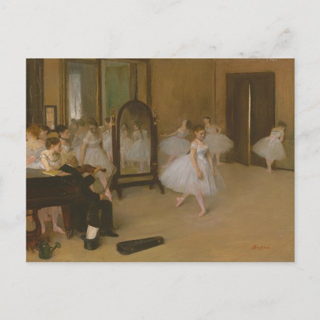 Ballet Dancers i dansgruppen Edgar Degas Vykort (Framsida)