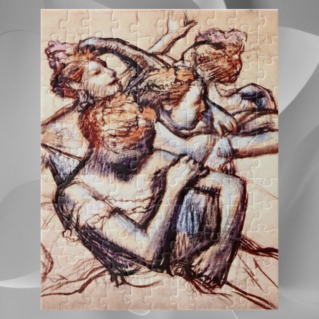Ballet Dancers i halva Figur av Edgar Degas Pussel (Skapare uppladdad)