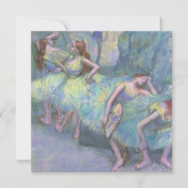 Ballet Dancers i Vingar av Edgar Degas (Framsida)